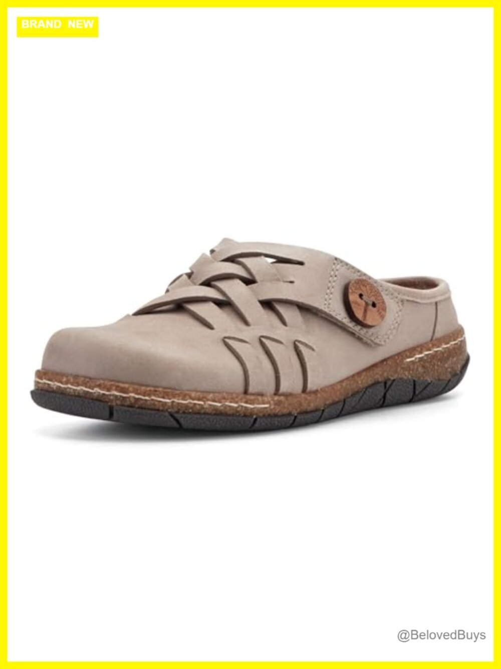 Earth Womens Clogs Leather Slip-On Comfort Shoes with Arch Support